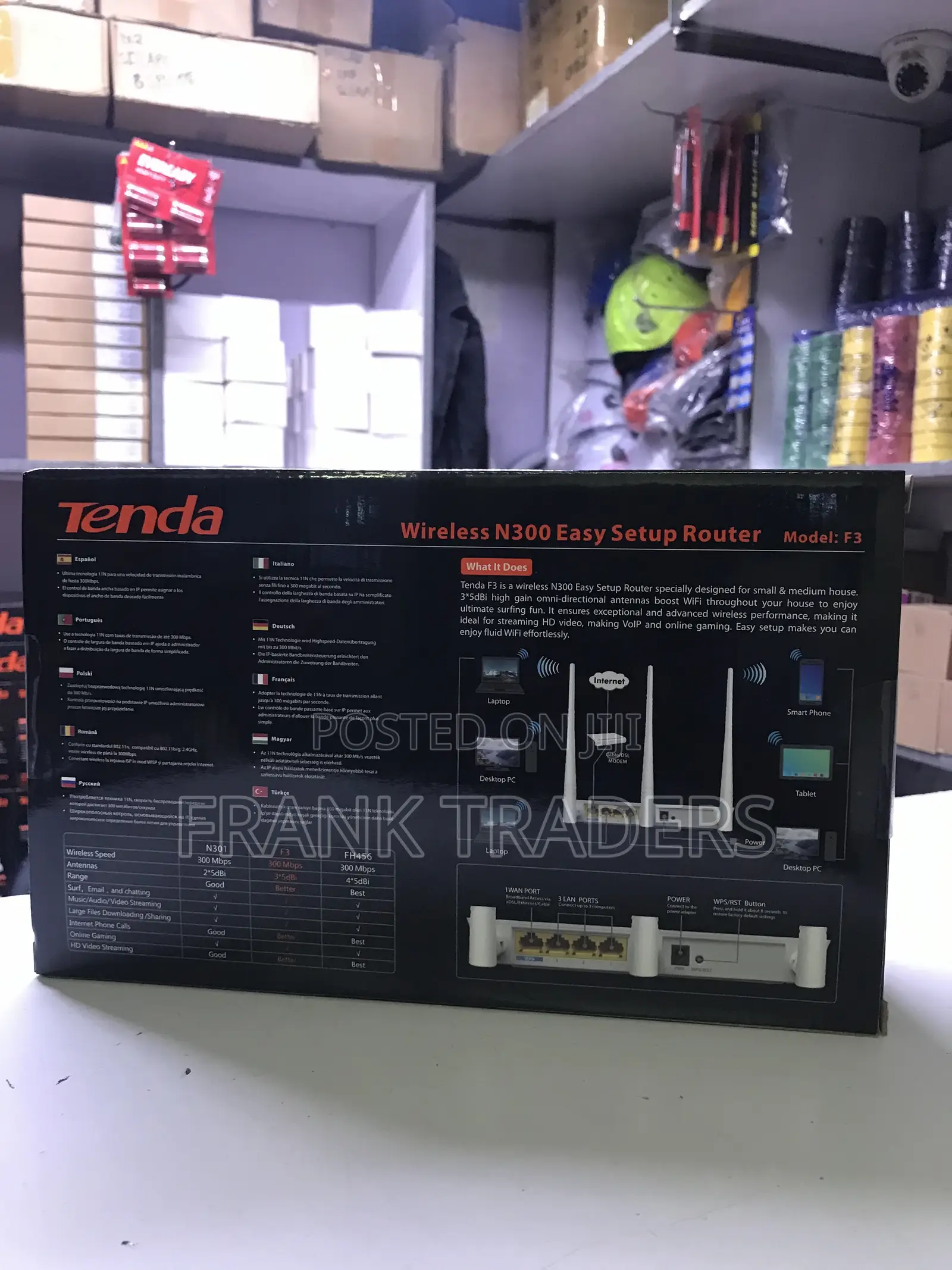 Tenda Wireless N300 Router