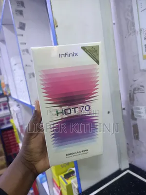 New Infinix Hot 70 128 GB Black