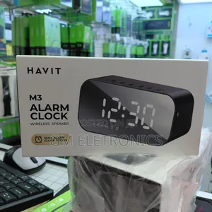 Havit HV-M3 Portable Wireless Bluetooth Speaker With LED Alarm Clock