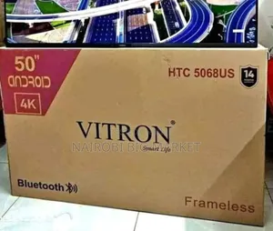 Vitron 50 Inch 4 K Television With Dual Built in Wifi