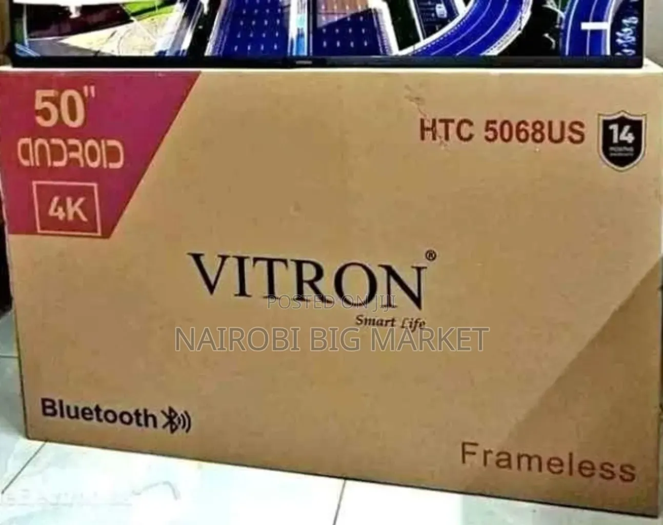 Vitron 50 Inch 4 K Television With Dual Built in Wifi