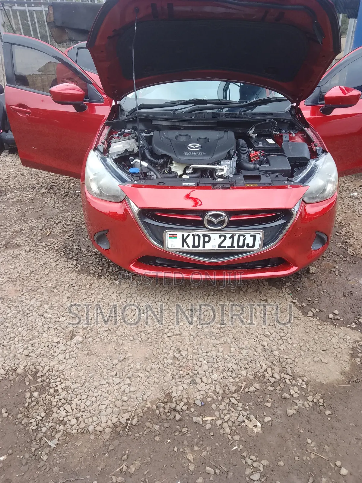 Mazda Demio 2017 Maroon
