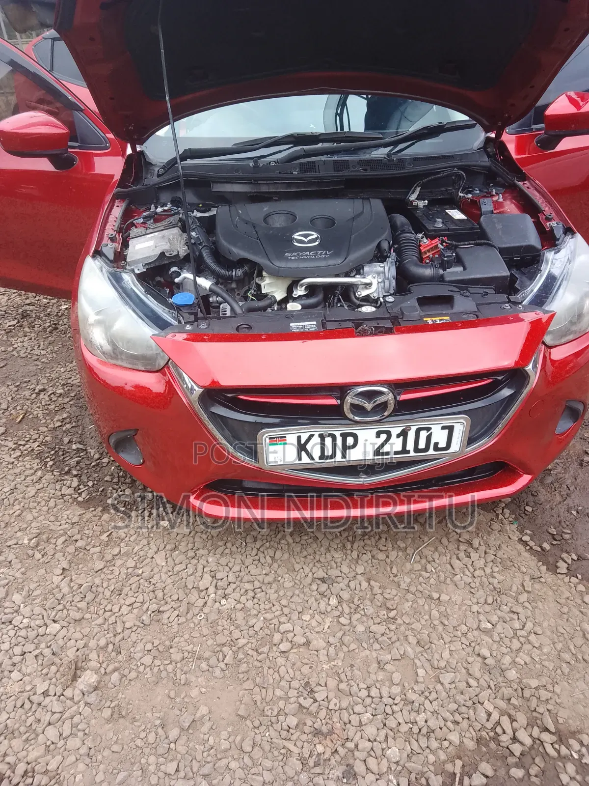 Mazda Demio 2017 Maroon