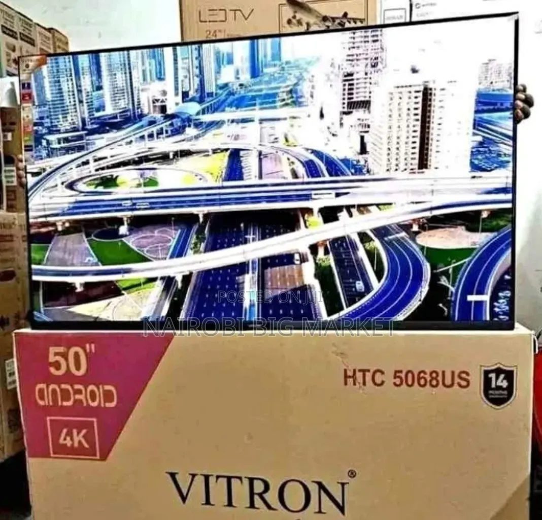 14 Months Warranty Vitron 50 Android TV Htc50tv