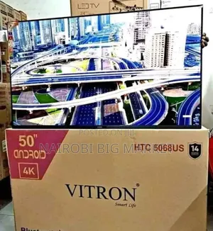 14 Months Warranty Vitron 50 Android TV Htc50tv