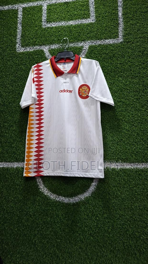 Spain Away 1994 Retro Jersey. - main view