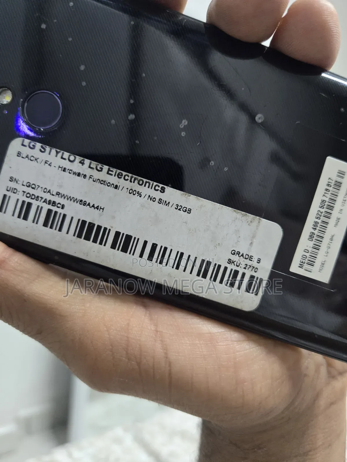 LG Stylo 4 32 GB Black