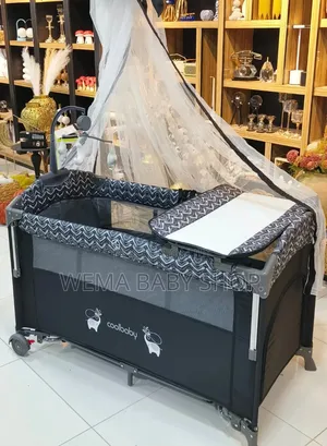 Foldable/Portable Baby Co-Sleeper/Playpen With Rocking System