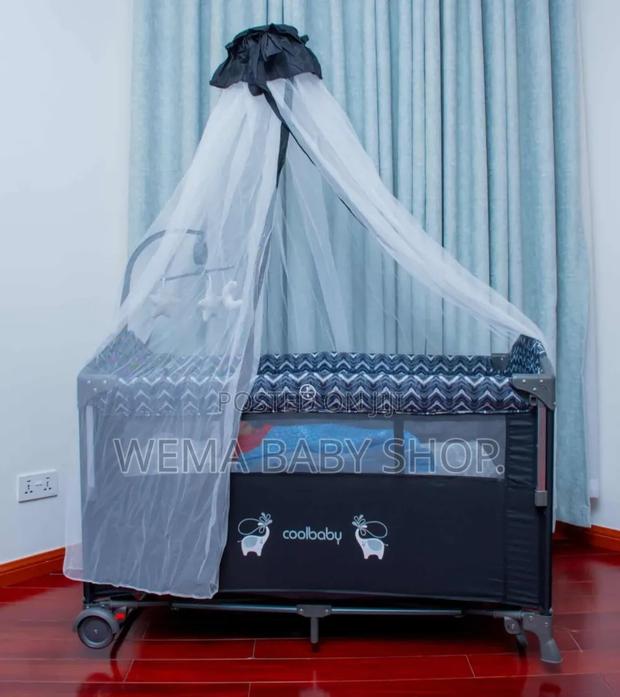 Foldable/Portable Baby Co-Sleeper/Playpen With Rocking System - thumbnail 5