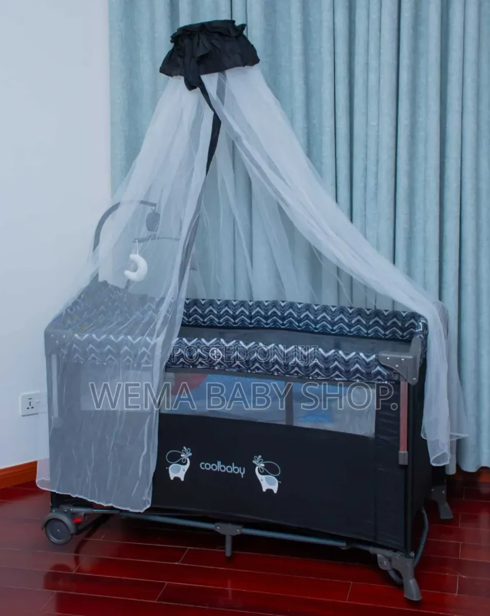 Foldable/Portable Baby Co-Sleeper/Playpen With Rocking System