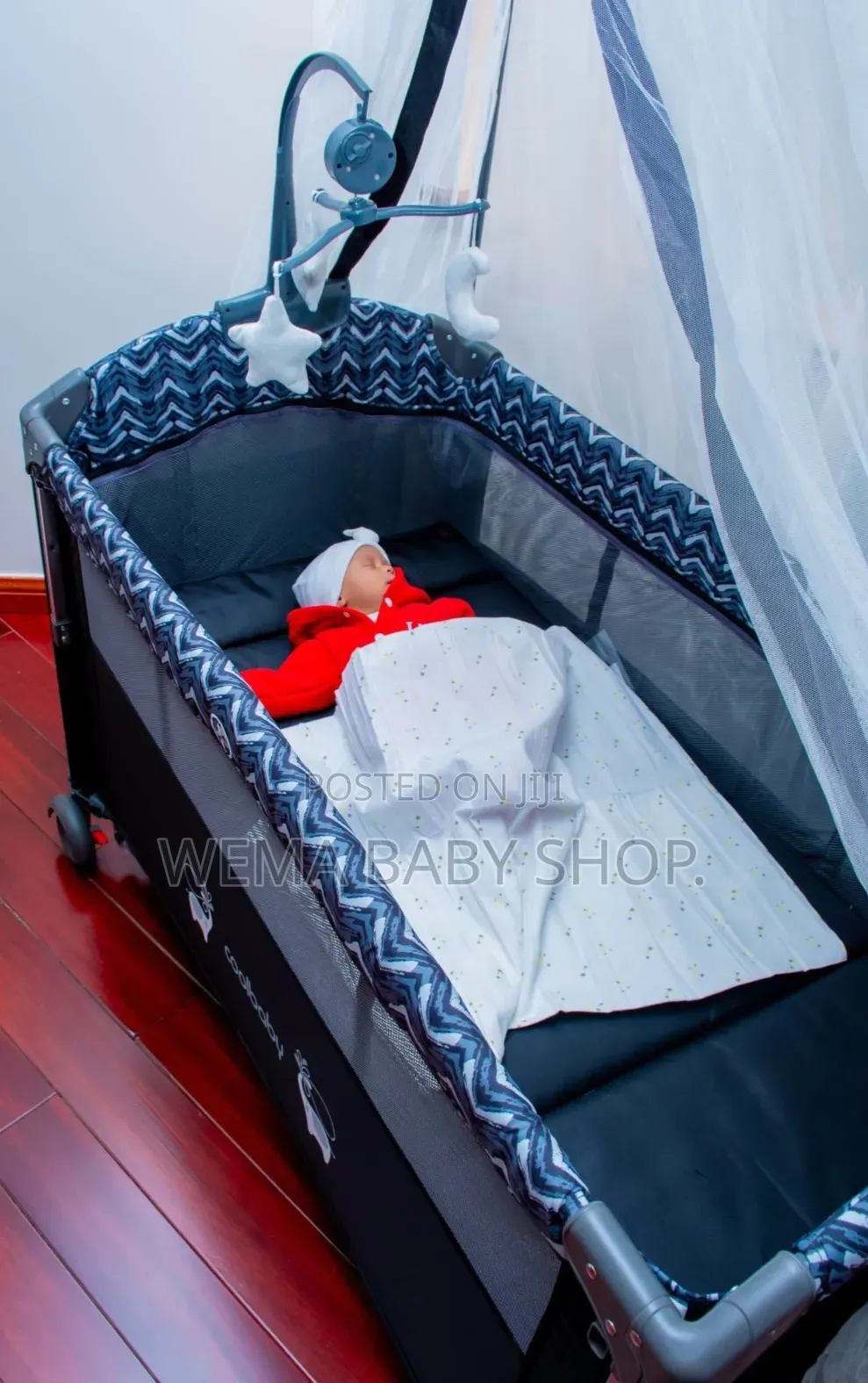 Foldable/Portable Baby Co-Sleeper/Playpen With Rocking System