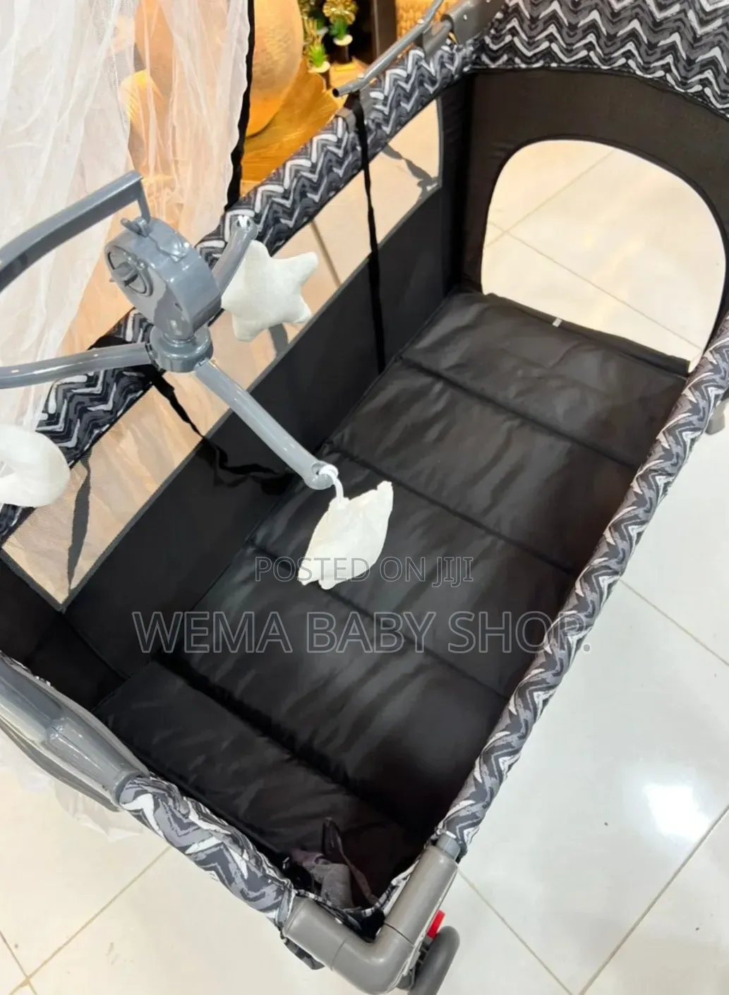 Foldable/Portable Baby Co-Sleeper/Playpen With Rocking System