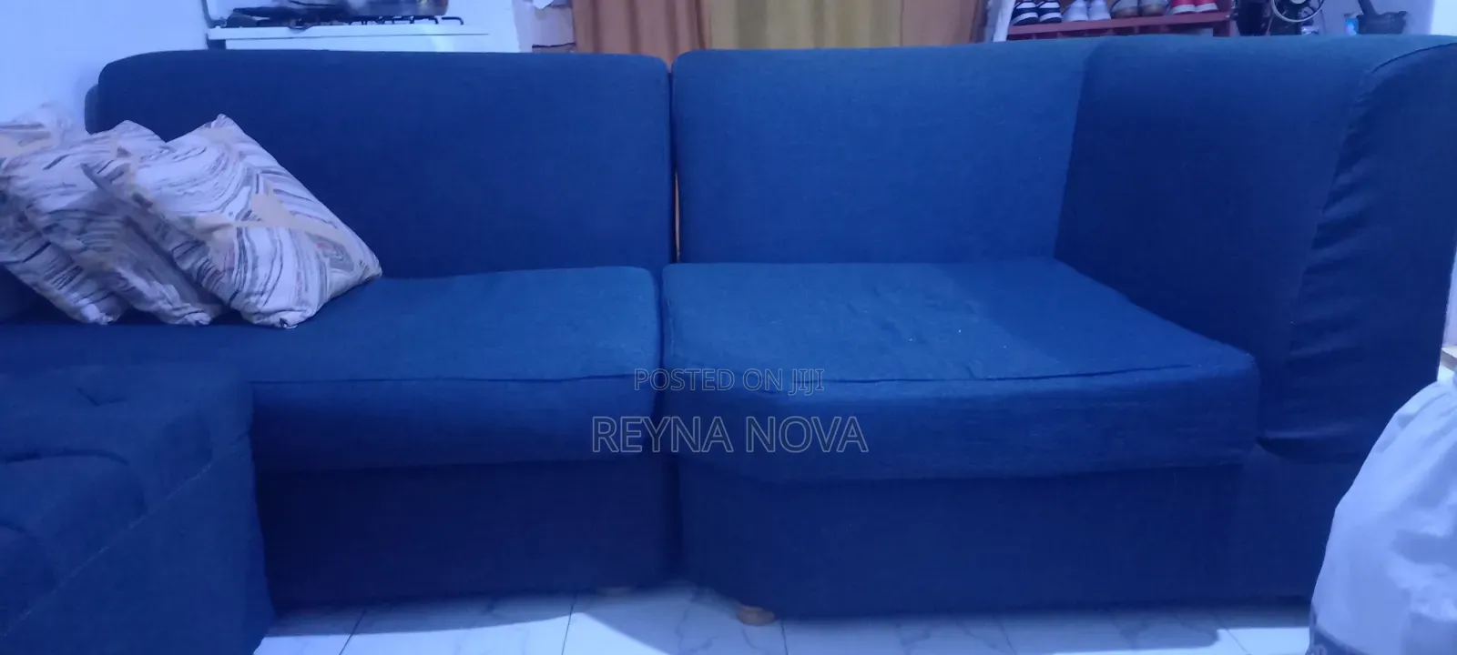 Beautiful Blue L Seat