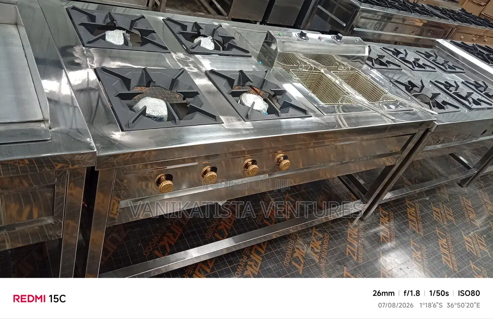 Commercial Combined Gas Cooker