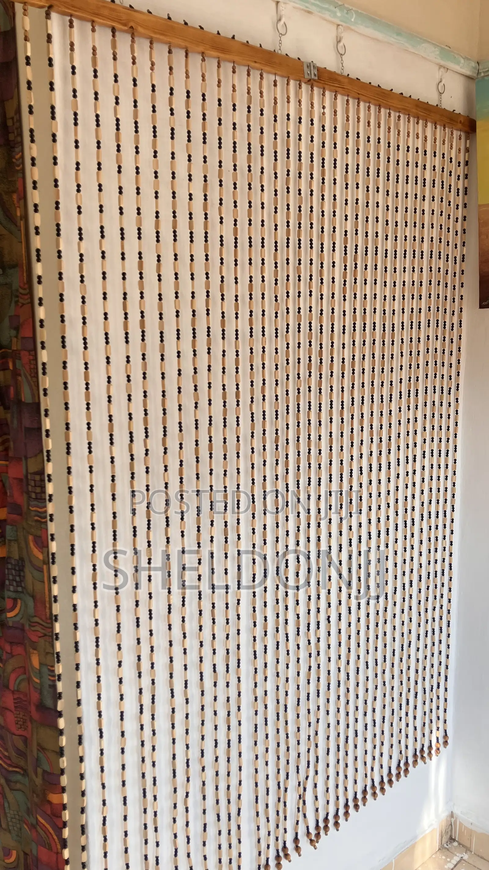 Wooden Beaded Curtain