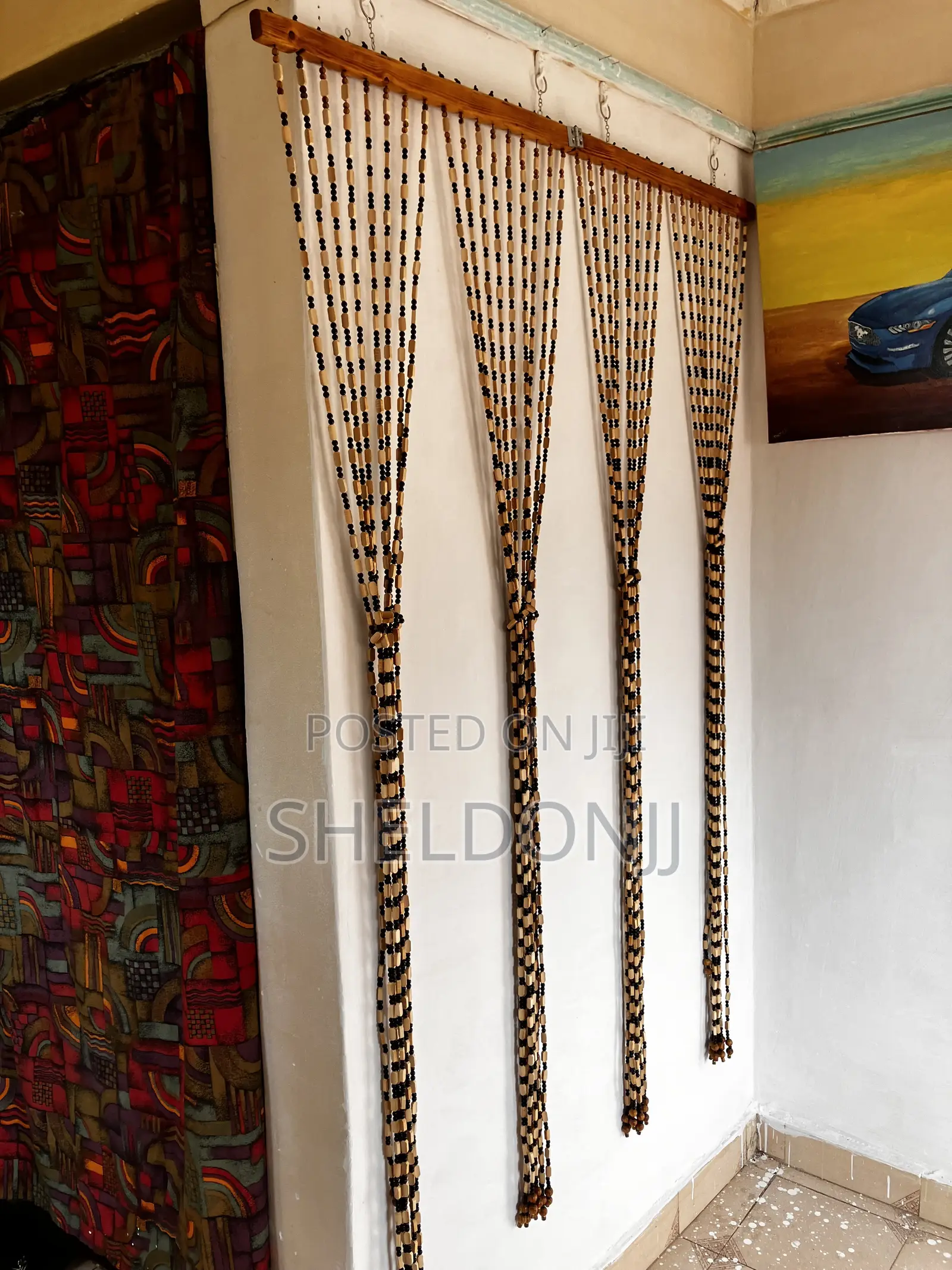 Wooden Beaded Curtain