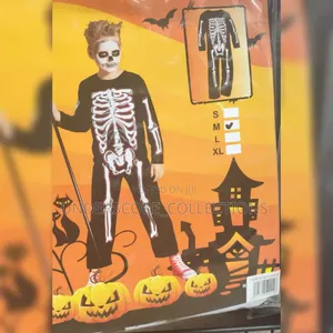Black Children's Skeleton Costume