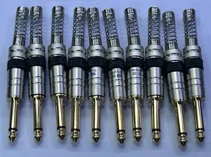 Gryphone 6.35mm Mono Jack Plug | Heavy Duty 1/4" TS Connector (10pcs)