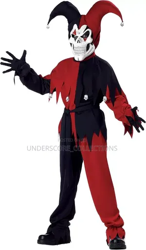 Evil Jester or Wicked Jester Children's Costume