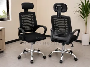 Office Chair;Modern Executive Mesh Chair With Headrest