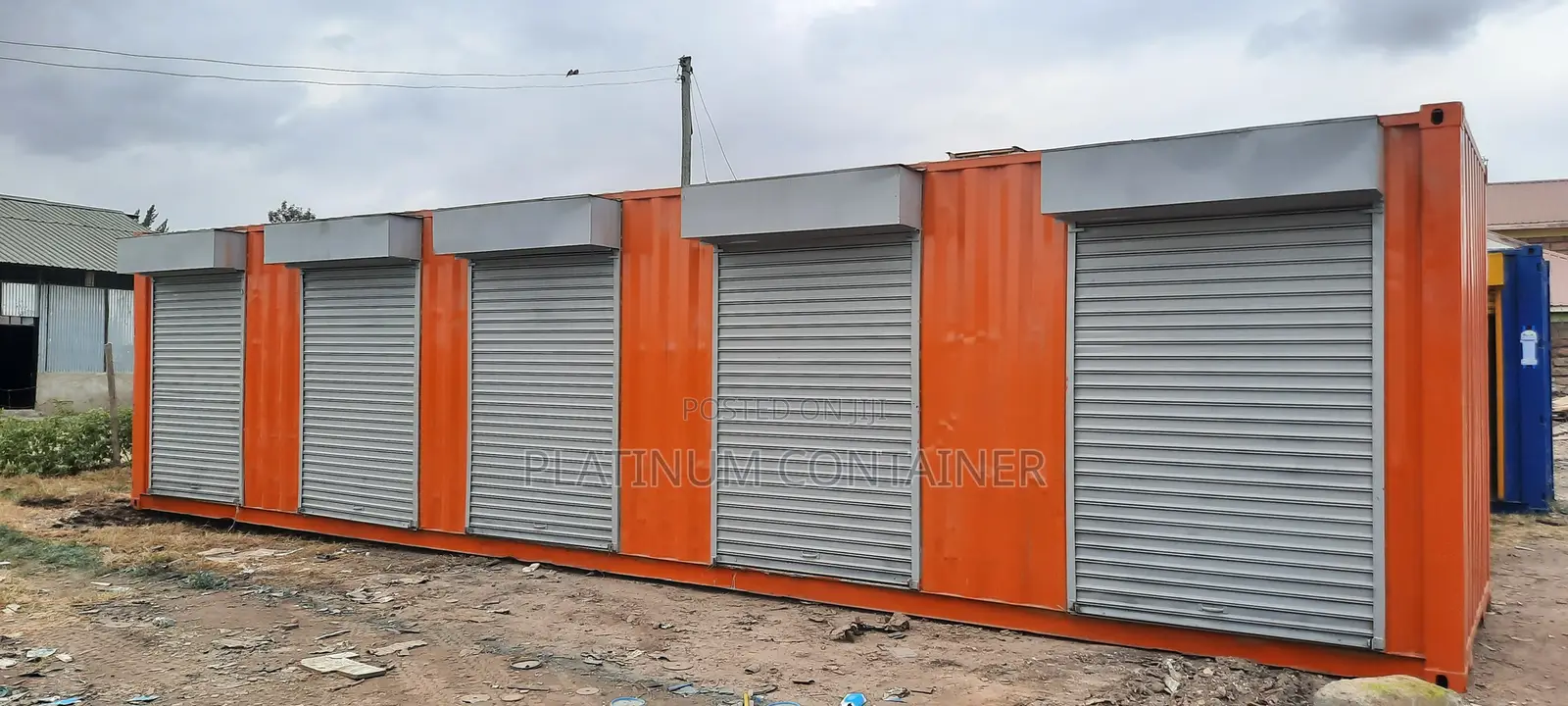 40FT Container Converted to 5 Shops