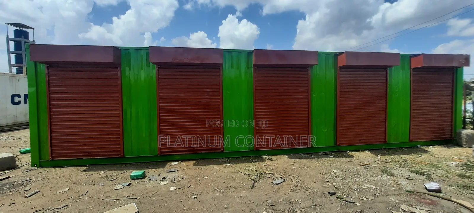 40FT Container Converted to 5 Shops