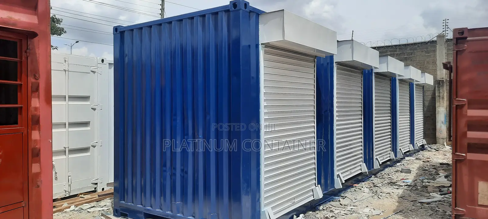 40FT Container Converted to 5 Shops