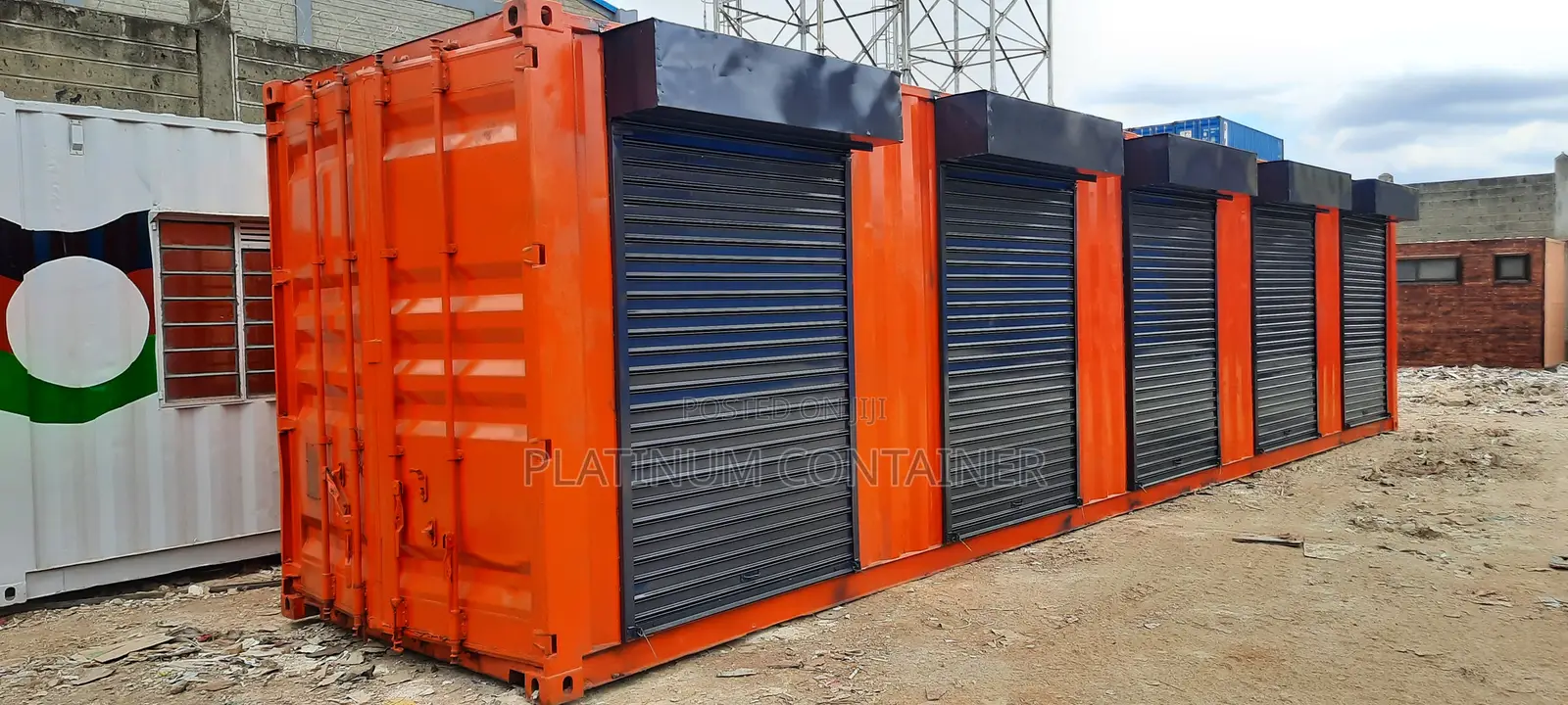 40FT Container Converted to 5 Shops
