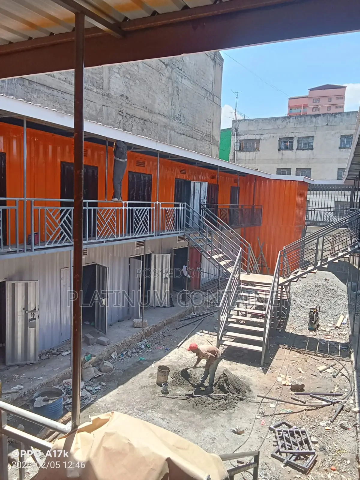 Shopping Mall Made From Shipping Containers