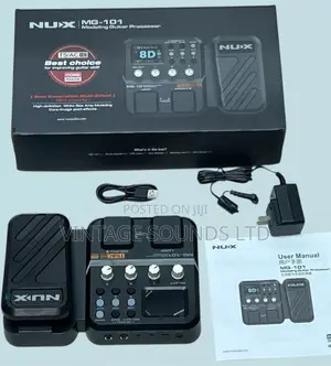 NUX MG-101 Compact Multi-Fx Pedal for Practice Streaming