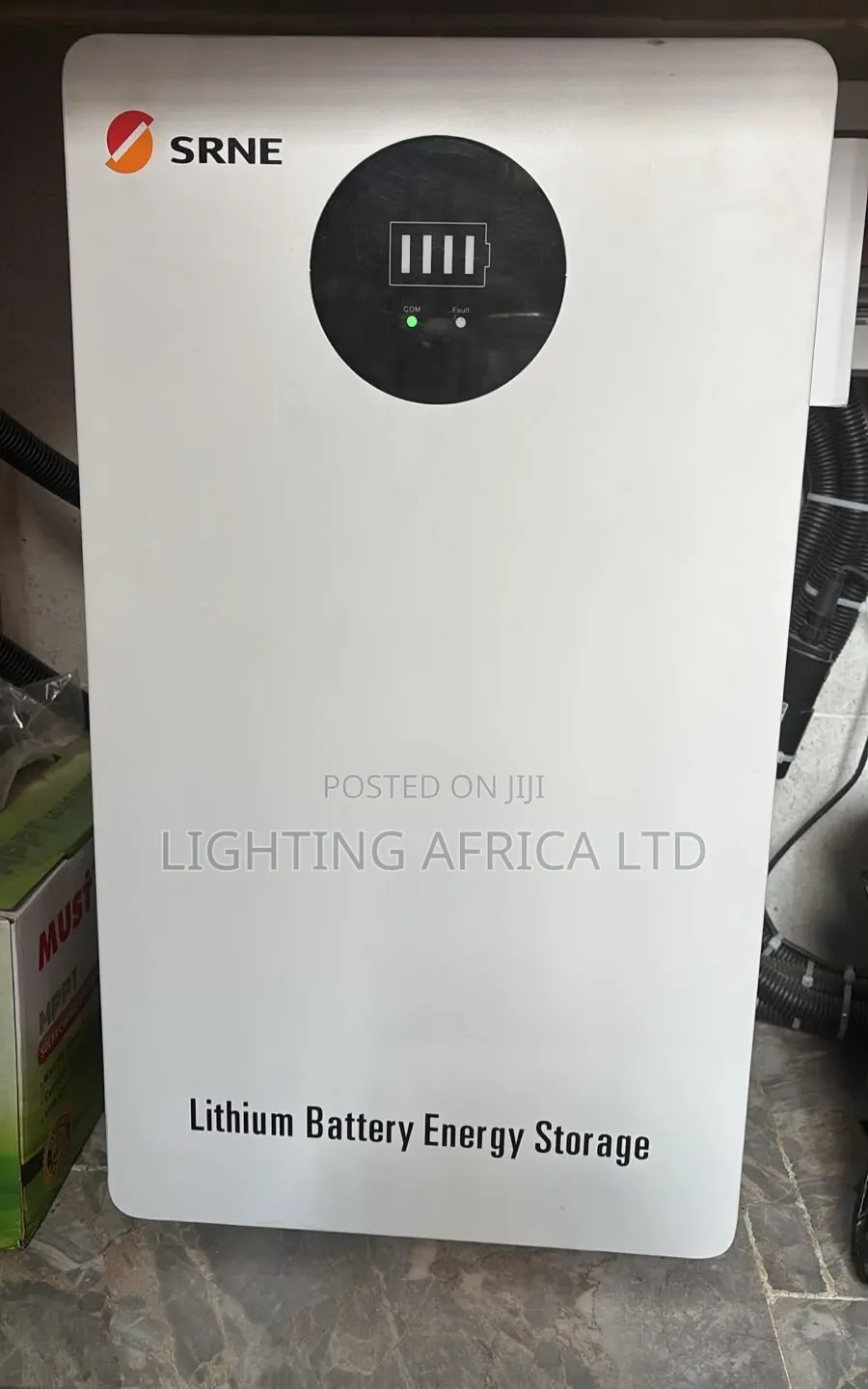 SRNE 10kwh - 51.2v Lithium Ion Battery 6000 Cycle for Off-Grid
