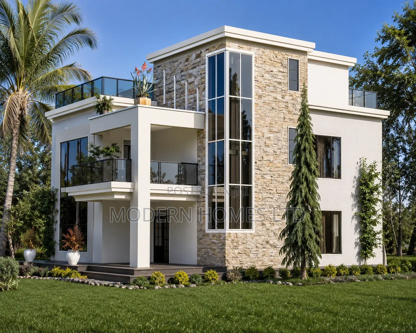 Custom Modern House Design + Building in Kenya