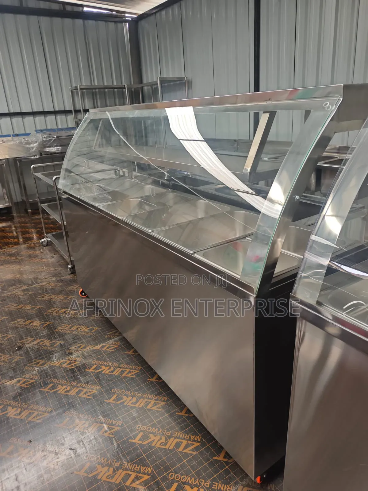Premium.Food Warmer Display, 6 Partitions, 6 Inserts