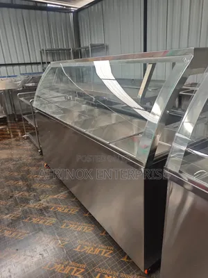 Premium.Food Warmer Display, 6 Partitions, 6 Inserts