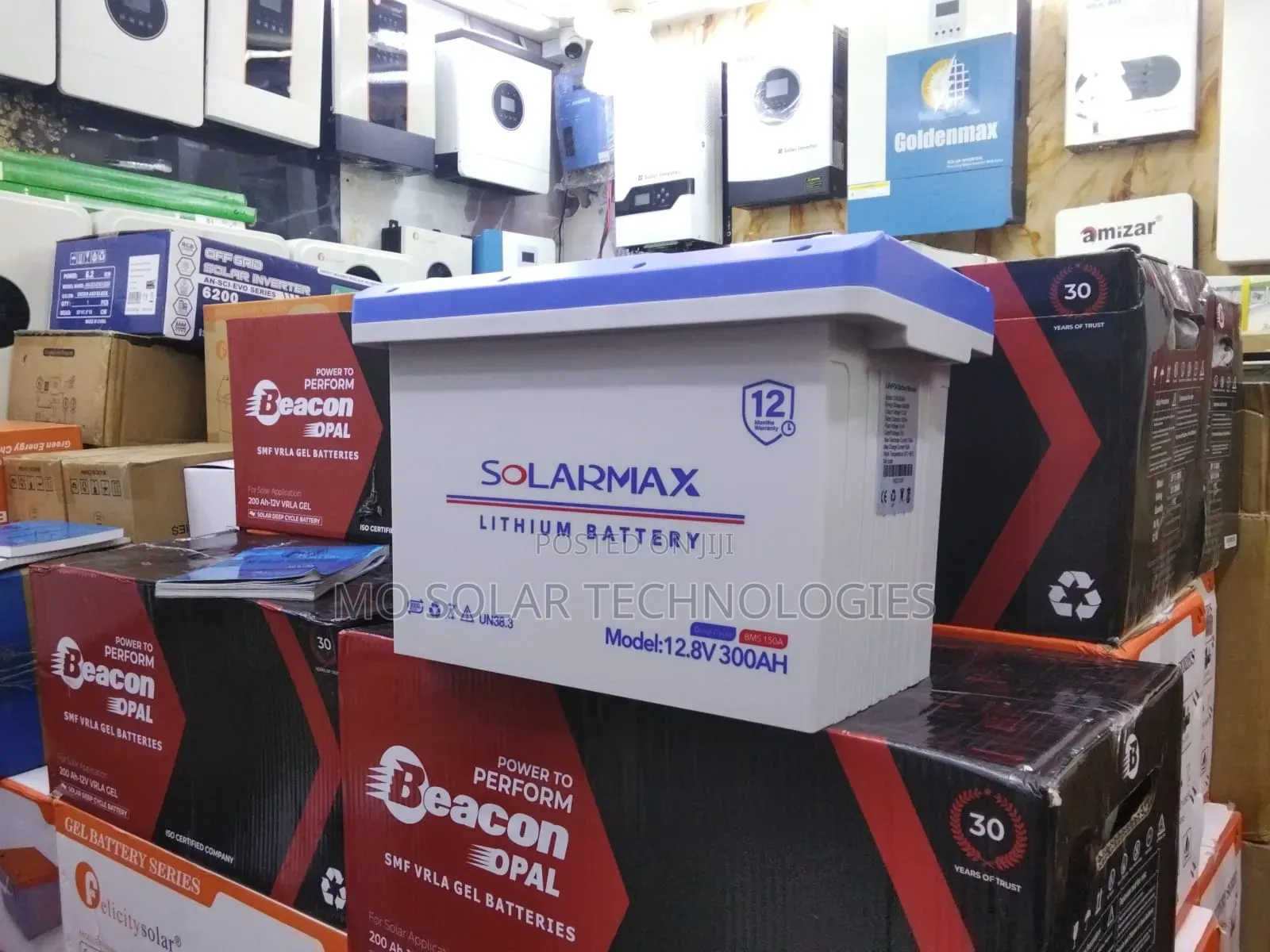 12.8v 300ah Solar Max Lifepo4 Lithium Battery