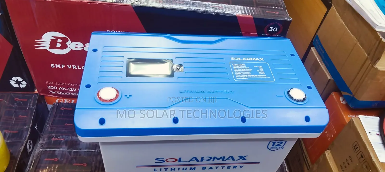 12.8v 100ah Solar Max Lifepo4 Lithium Battery