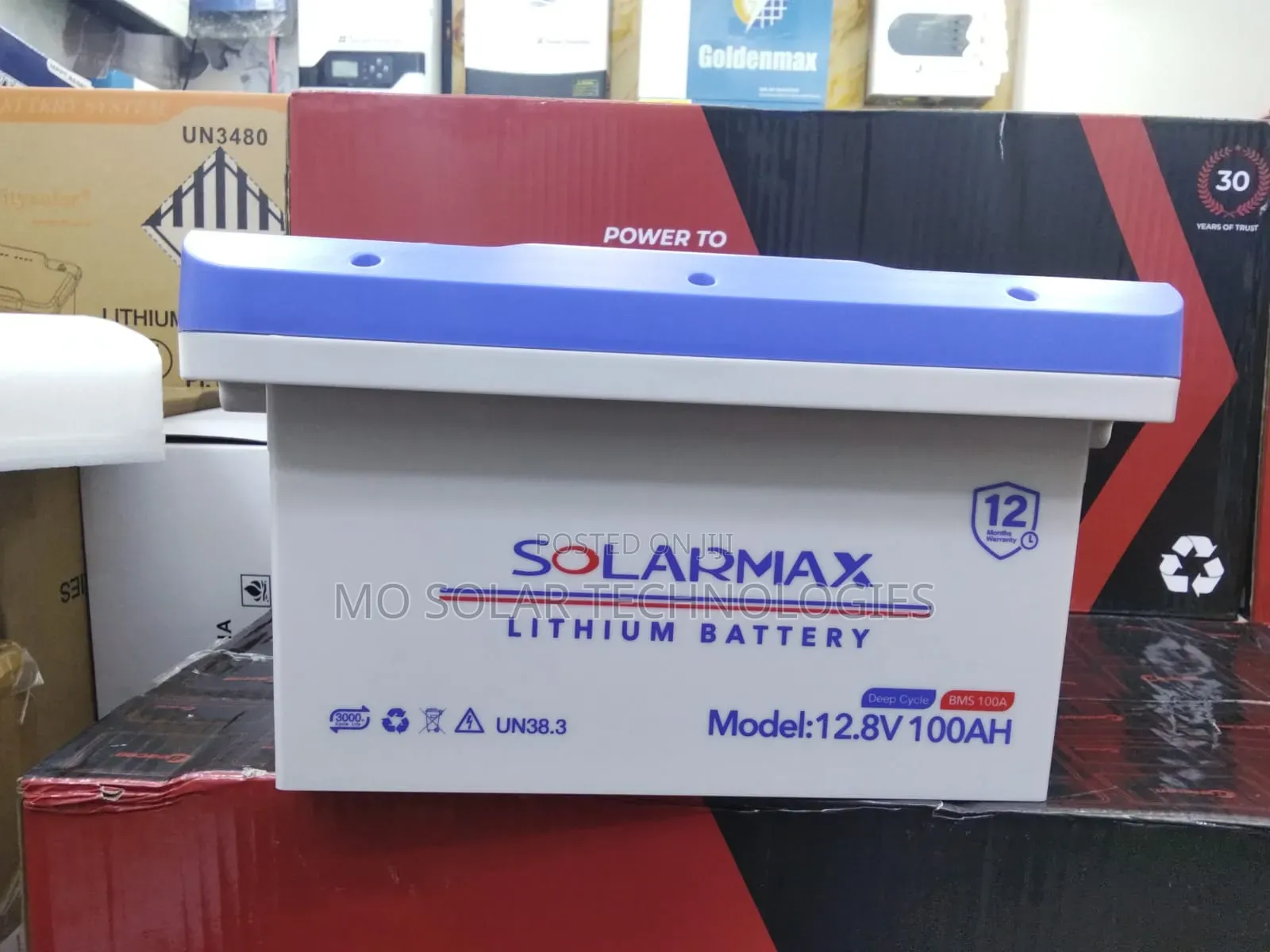 12.8v 100ah Solar Max Lifepo4 Lithium Battery