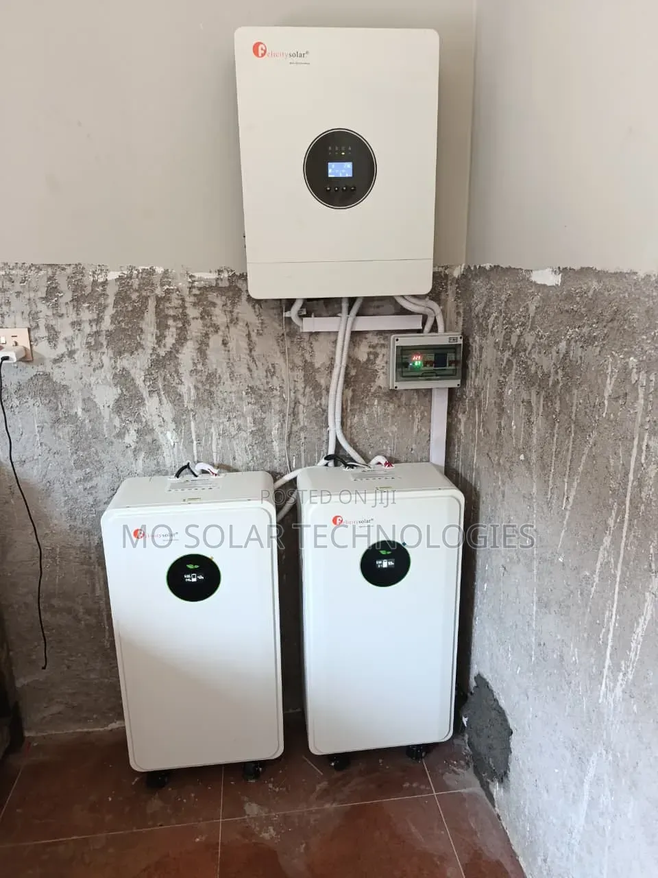 12kw Solar System With 30kwh Lithium Batteries System