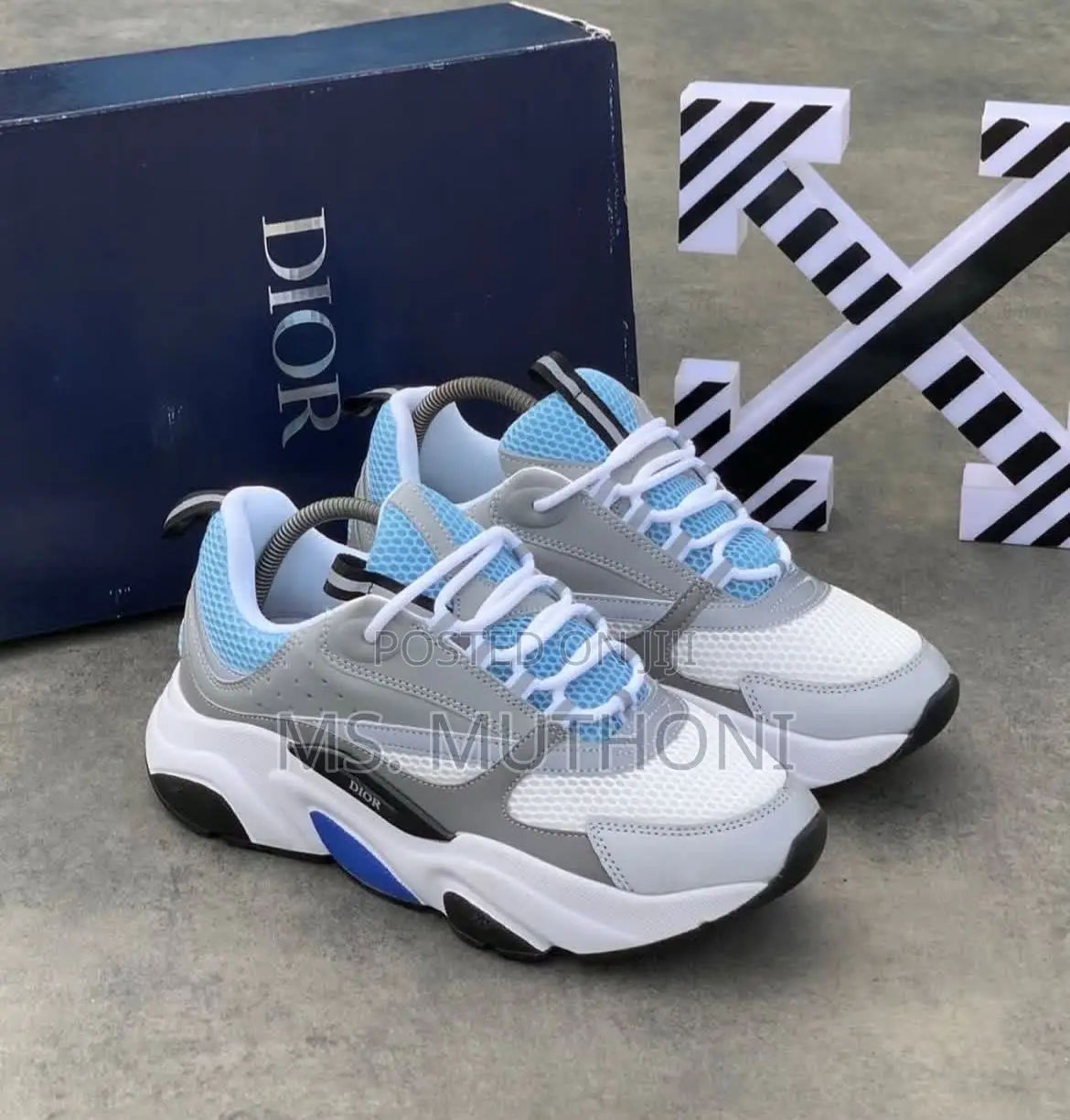 Stylish Christian Dior B22 Chunky Sneakers Size 40-45