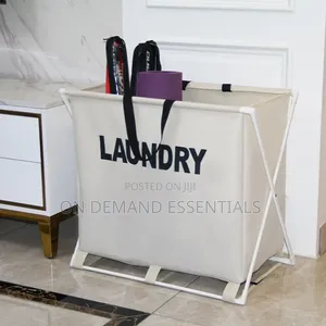 Foldable Laundry Basket Material: Oxford Cloth Aluminium Tube