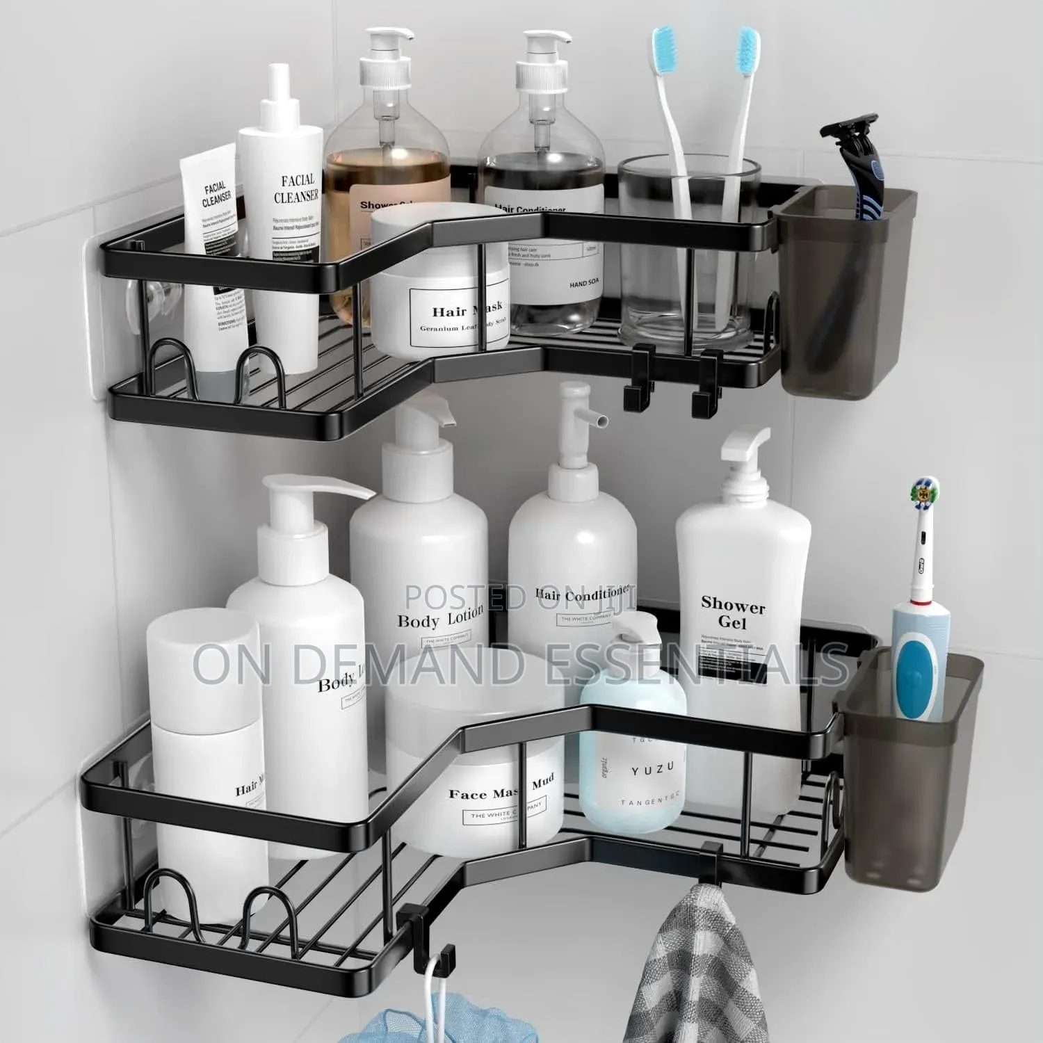 Rustproof Shower Caddy Shelf/Bathroom Organizer