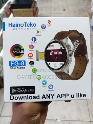 HainoTeko FG-8 5G Android Smart Watch With SIM Card Support.