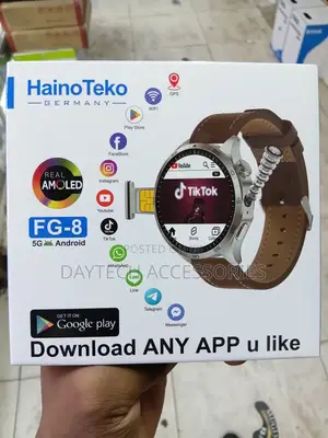 HainoTeko FG-8 5G Android Smart Watch With SIM Card Support.