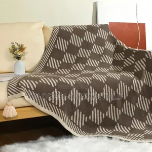Nordic Bohemian Knitted Throw Blankets With Tassels