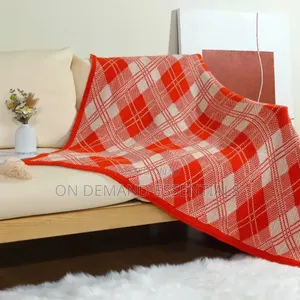 Nordic Bohemian Knitted Throw Blankets With Tassels