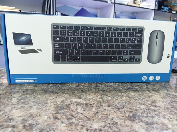 Rechargeable Wireless Keyboard and Mouse Kit Combo Set USB 2.4GHz