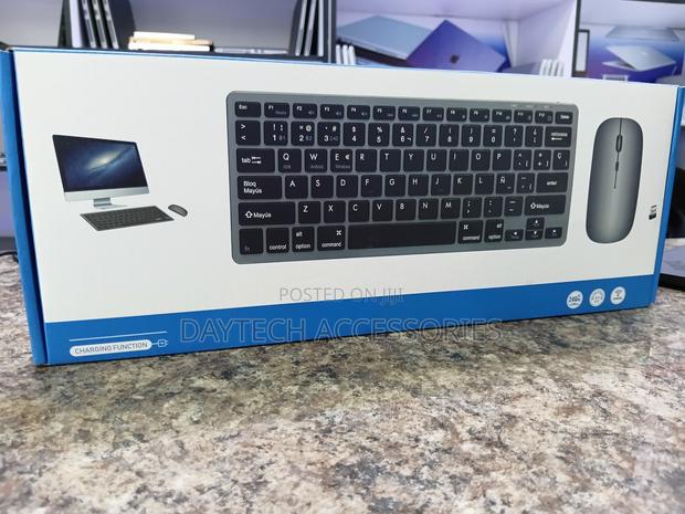 Rechargeable Wireless Keyboard and Mouse Kit Combo Set USB 2.4GHz - thumbnail 2