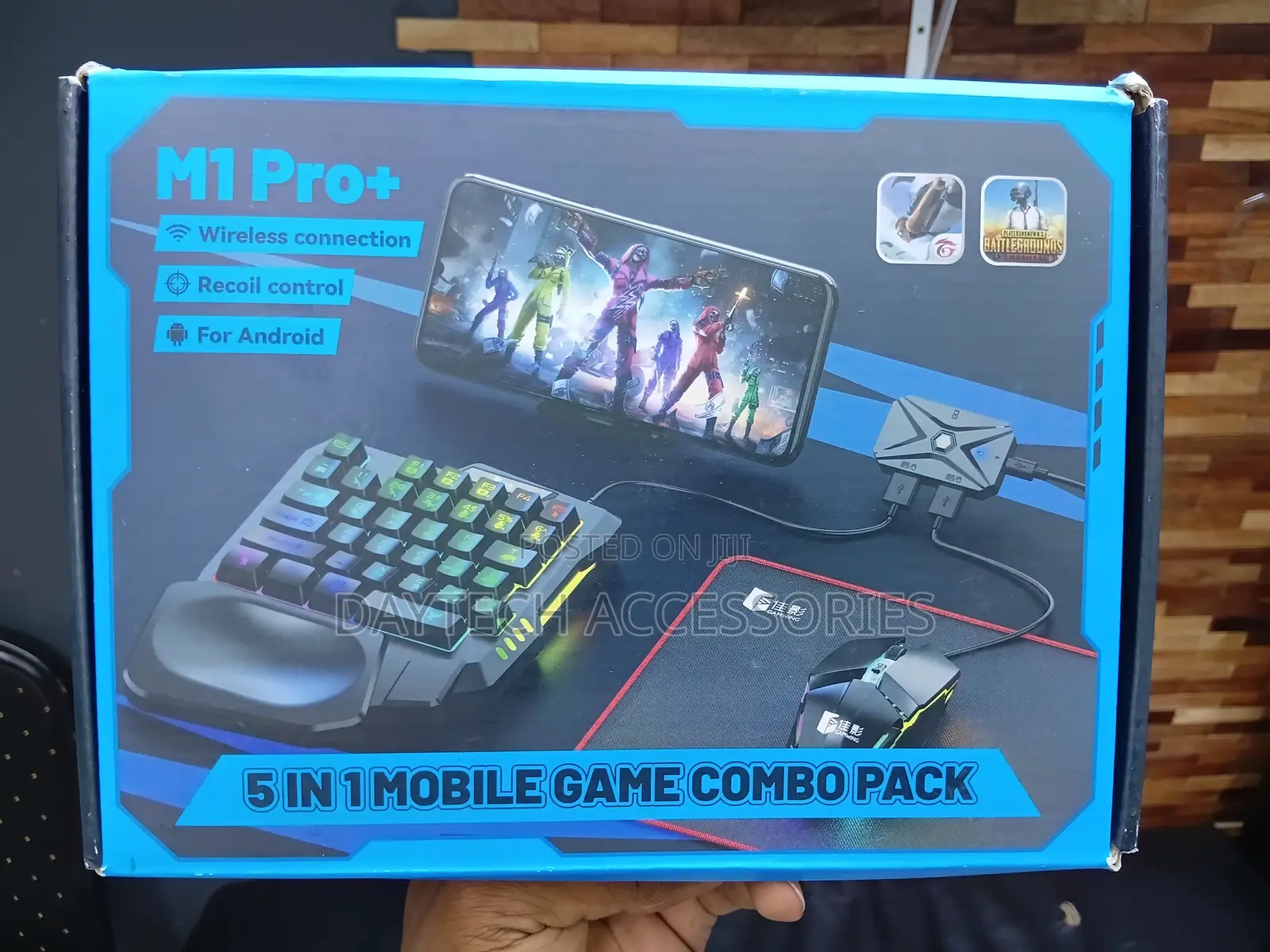M1Pro+ Mobile Gaming Keyboard and Mouse Combo Adapter