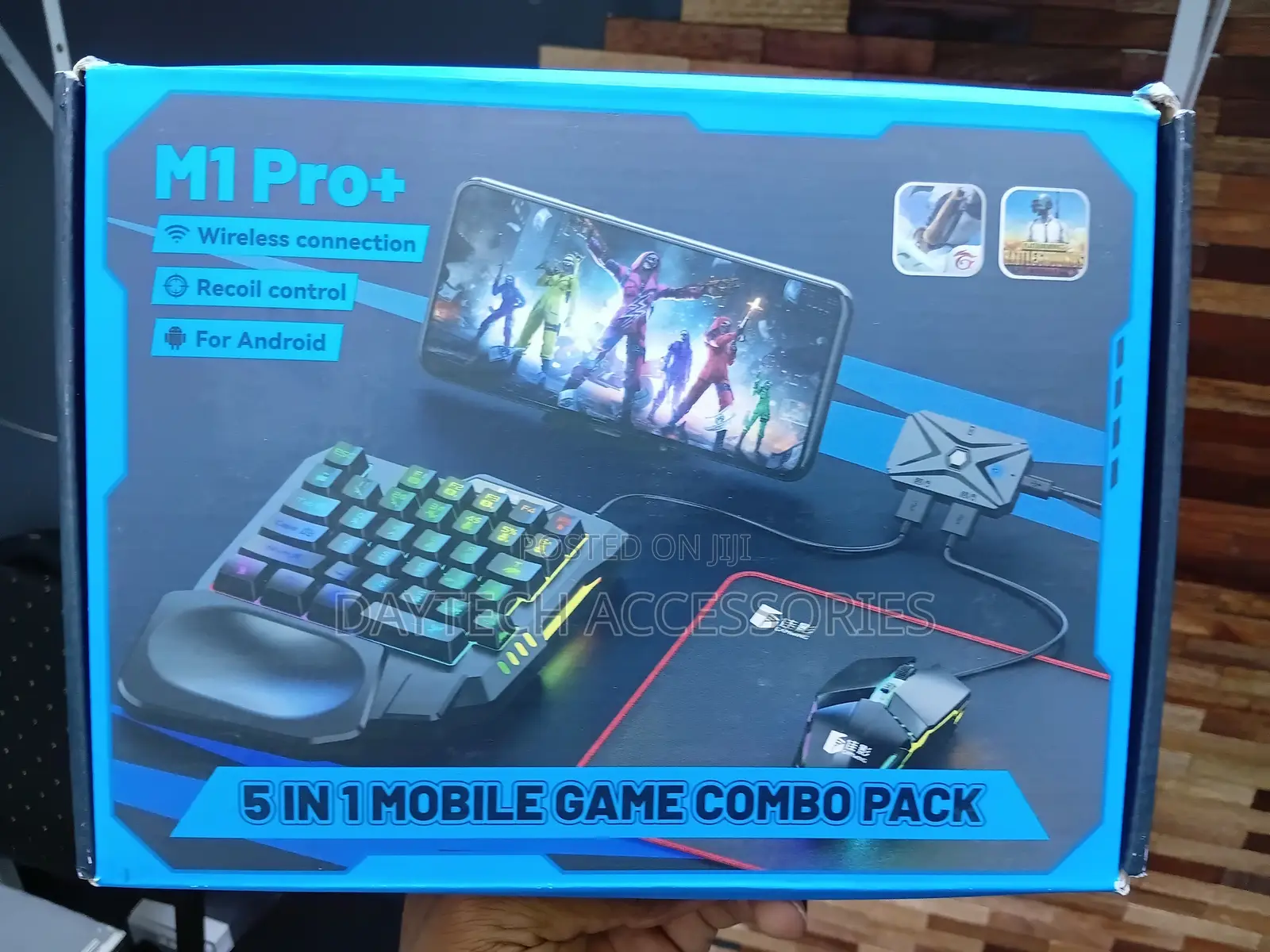 M1Pro+ Mobile Gaming Keyboard and Mouse Combo Adapter