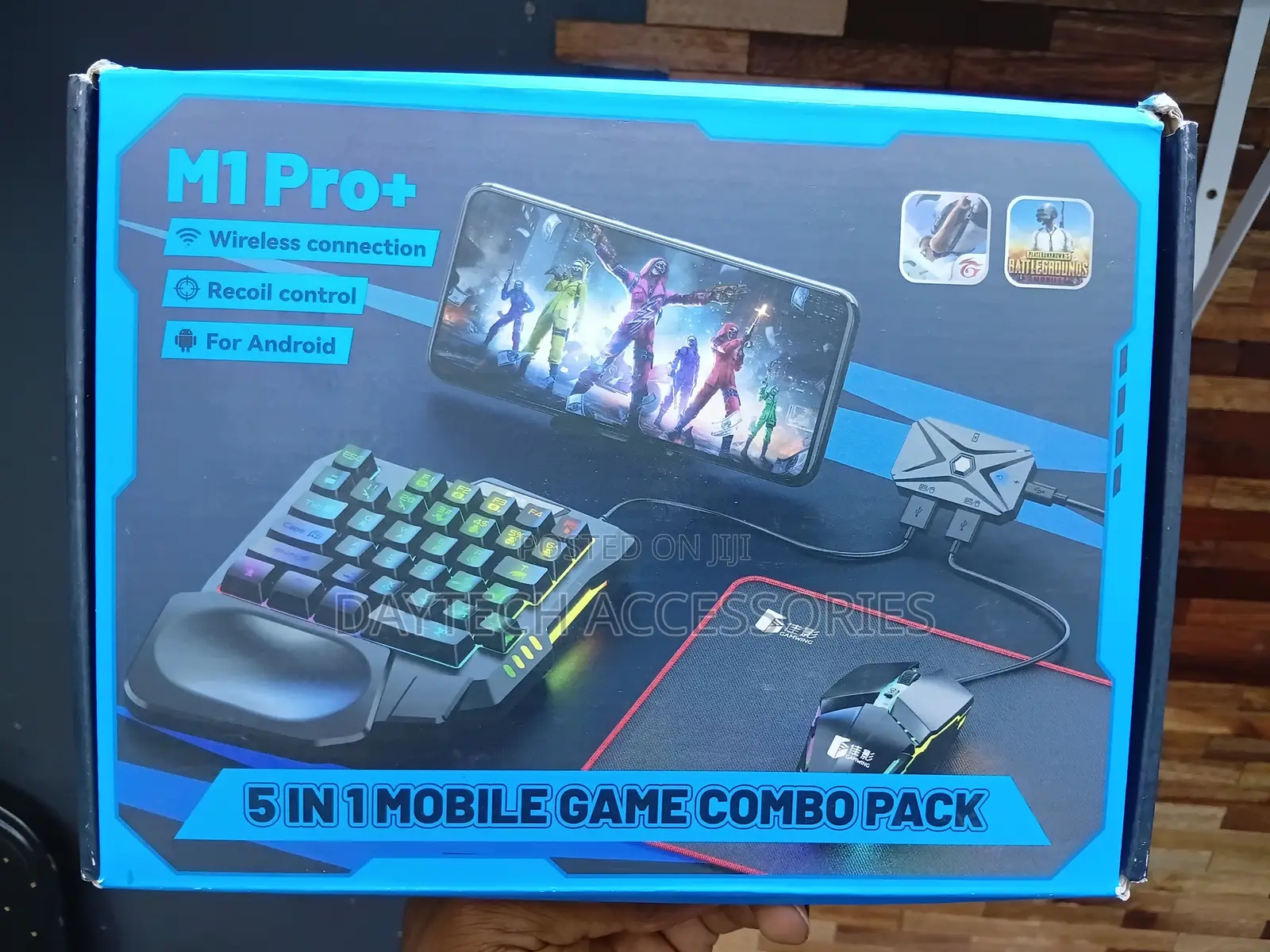 M1Pro+ Mobile Gaming Keyboard and Mouse Combo Adapter